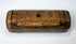 Early Victorian burr walnut pocket snuff box with canted corners, dark stringing, and warm golden-brown patina.