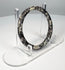 Roman Imperial glass bangle with simple circular form and thick rounded exterior profile