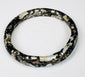 Archaeological Roman glass bracelet with heavy mineralization and rainbow-like iridescence