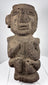 Pre-Columbian Mezcala-style anthropomorphic figure with incised arm and leg detailing