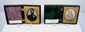 Two open 19th-century Union cases containing identified American photographic portraits with gilt brass mats