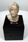 Late Archaic to Classical Greek terracotta protome mounted on a modern black display base