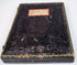 Embossed Victorian photographic case retaining handwritten family label and decorative gilt border