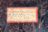 Handwritten family identification label reading “Grandmother + mother when 8 years old” on the Victorian photograph case
