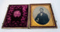 Mid-19th-century gentleman portrait preserved in an embossed Victorian case with gilt surround and velvet lining