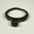 Imperial Roman signet ring with unrestored bronze surface and age-related oxidation throughout