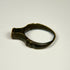 Ancient Imperial Roman finger ring displaying a broad bezel worn smooth through centuries of age