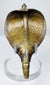 Indian Naga cobra shrine canopy in cast copper alloy with ornate incised hood decoration.