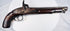 Indo-Afghan percussion pistol with engraved lock plate and original captive ramrod
