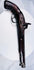 Antique Afghan military-style pistol modeled after British percussion firearms