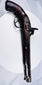 Antique Afghan military-style pistol modeled after British percussion firearms