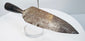 Historic Middle Eastern and South Asian forged iron spearhead with leaf-shaped fighting blade