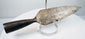 Antique socketed iron spearhead from the Indo-Persian tradition, measuring approximately 9.25 inches