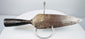 18th-century Indo-Persian military spearhead with broad pointed blade and original aged surface