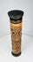 Close-up of carved landscape motifs on a Chinese boxwood incense holder