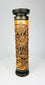 Museum-style photo of an intricately carved Chinese boxwood incense holder