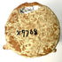 Base of ancient Afghan pottery mortar showing inventory mark X9768