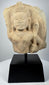 Khmer Empire Devotional Fragment | Padmapani (Avalokitesvara) in Carved Stone | Circa 12th Century