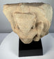Khmer Empire Devotional Fragment | Padmapani (Avalokitesvara) in Carved Stone | Circa 12th Century