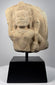 Khmer Empire Devotional Fragment | Padmapani (Avalokitesvara) in Carved Stone | Circa 12th Century