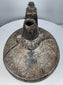 Sicán Lambayeque blackware vessel from northern Peru, circa 750–1375 AD, with a deep burnished ceramic surface.