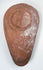 Late Antique oil lamp with geometric moulding, burial patina, and soot staining
