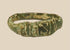 Late Roman bronze finger ring with engraved geometric bezel and aged archaeological patina, circa 3rd–5th century CE