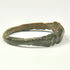 US size 8.75 Late Roman bronze finger ring with complete hoop and naturally aged patina