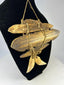 African Lega pendant mask mid-20th century with carved bone and fiber collar