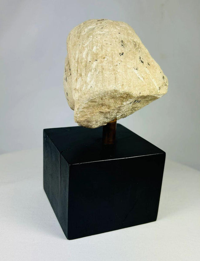 Tapa de vaso canopo de piedra caliza de Imsety | Hijo protector de Horus del Imperio Nuevo | Hacia 1550-1070 a. C.