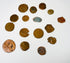 Historic Mediterranean coinage group displaying imperial busts and cross motifs