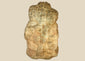 Majapahit three-faced Brahma stone sculpture, 14th–15th century Java, volcanic andesite carving from Indonesia, Hindu temple art with museum provenance