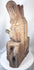 Early 20th century carved wooden religious sculpture with crowned Madonna and Christ Child