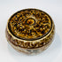 Front view of the Si Satchanalai ceramic box with foliate and scrolling decoration