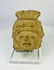 Fragmento de cabeza de terracota mesoamericana | Figura ceremonial con tocado de abanico | I milenio d. C.
