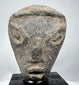 Old Babylonian period terracotta head mounted on a custom display stand