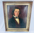Antique oil-on-canvas portrait of a formally dressed British gentleman, circa 1835–1850