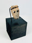 Miniature anthropomorphic bone mask from Western Mexico with hollowed eyes and ritual form