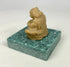 Miniature Buddhist Sculpture | Meditative Stone Figure | 20th Century