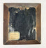 Reverse view of the ebonized frame and original backing of the miniature