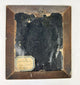 Reverse view of the ebonized frame and original backing of the miniature