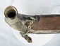 High-status Maghrebi powder horn with repoussé floral bosses and martial decoratio
