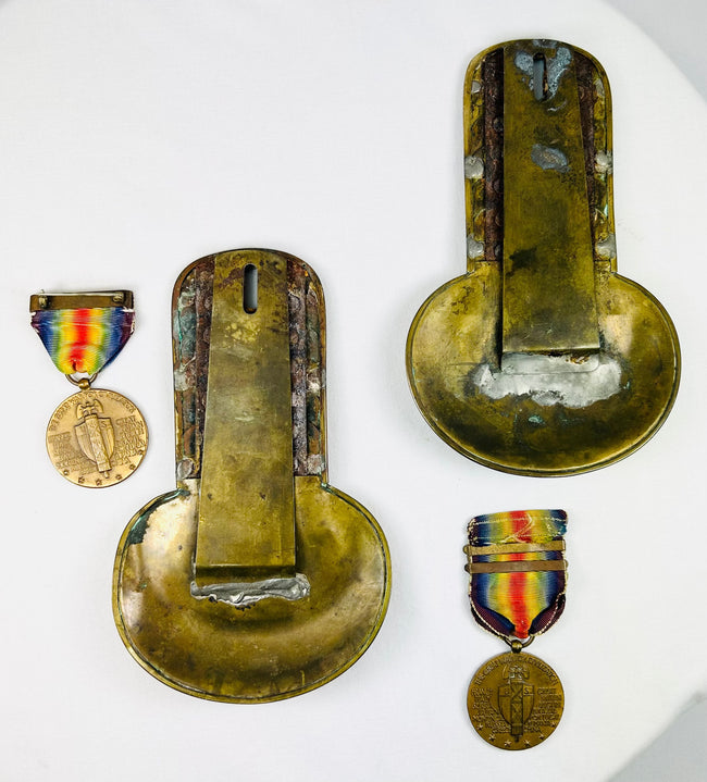 Emotional preserved family military collection stored in original 19th-century strongbox