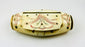 1793–1815 antique French POW snuff box with hand-painted floral decoration