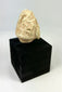 Ancient Near East stone idol head, carved votive fragment with almond eyes and simplified facial features