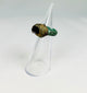 9th–7th century BCE Assyrian bronze ring with raised gemstone bezel