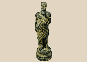 Neoclassical | Bronze | Standing Bearded Figure in Roman Dress | Circa 18th–19th Century