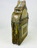 19th century Islamic talismanic amulet box from Morocco, repoussé brass with symbolic geometric designs.