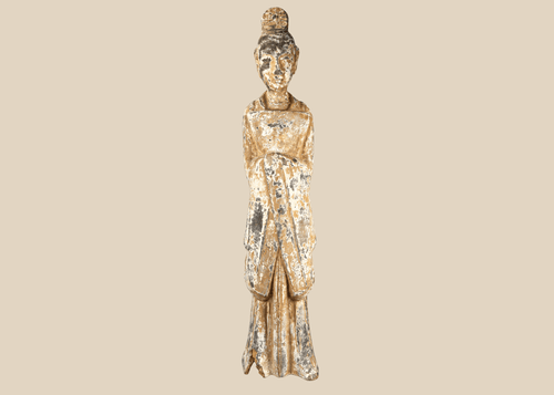 Northern Wei Dynasty Chinese earthenware funerary attendant figure