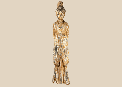 Northern Wei Dynasty Chinese earthenware funerary attendant figure